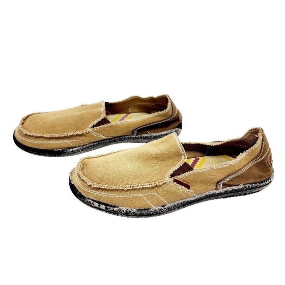 Mens Classic Casual Slip-On Loafers Size M12 brown - Picture 10 of 15